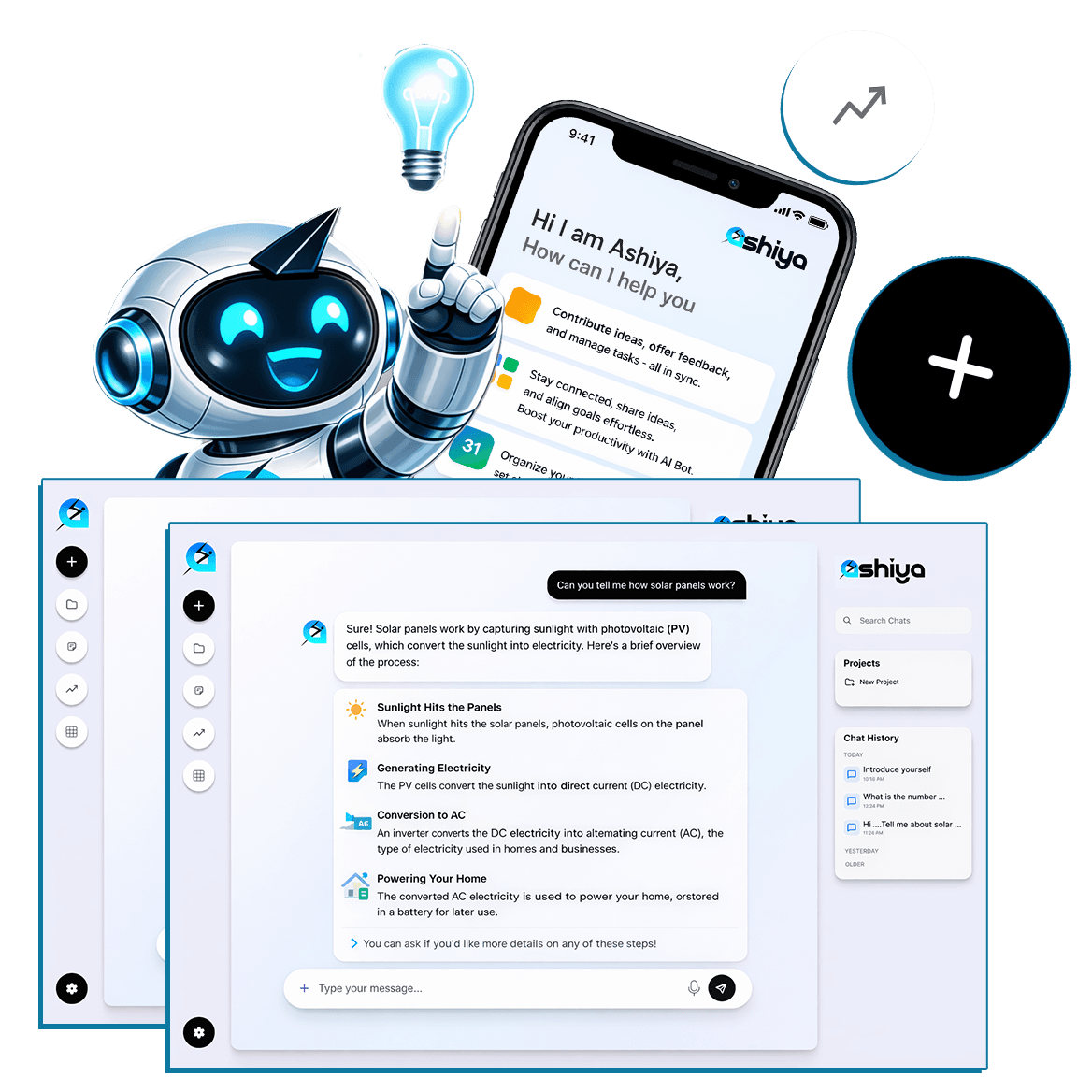 Ashiya AI Interface Overview