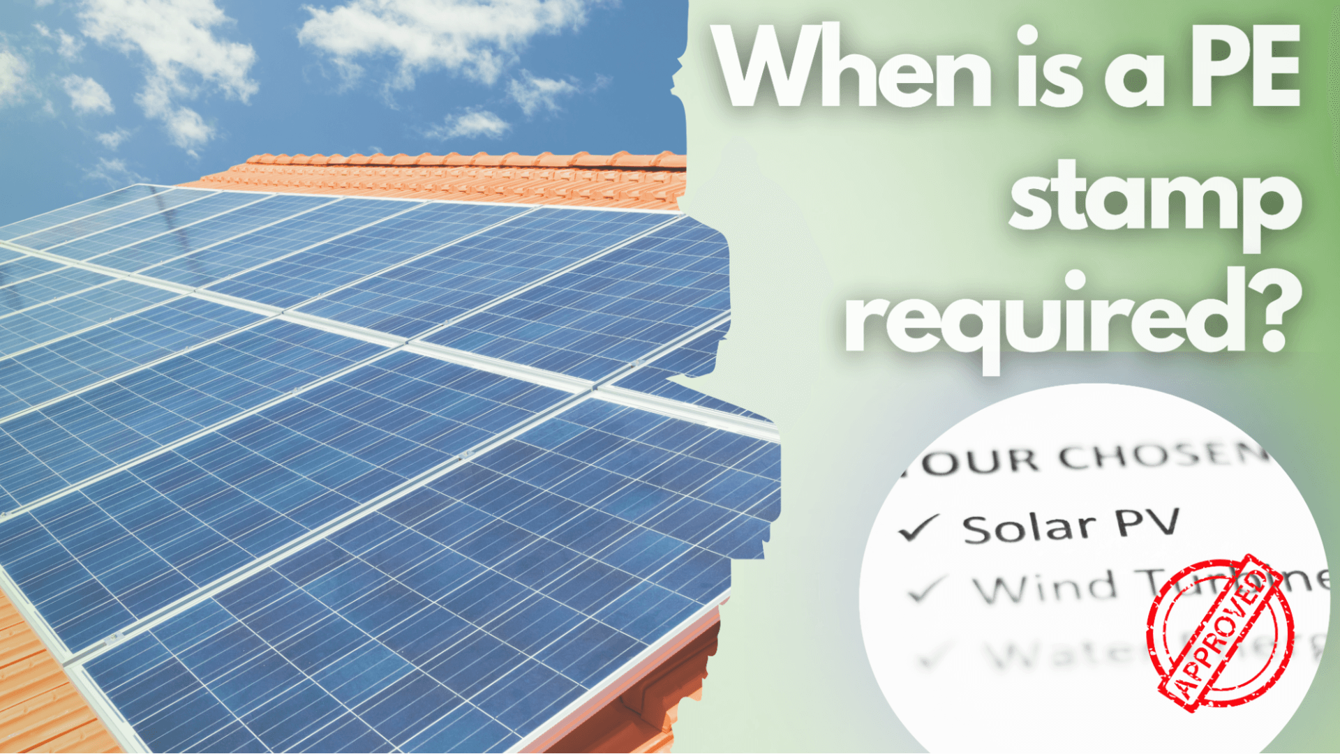 When Do You Need a PE Stamp for Solar? Your Ultimate Guide